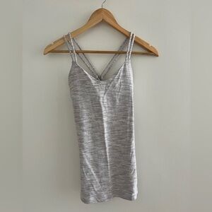Lululemon Gray Strappy Tank – Size 4